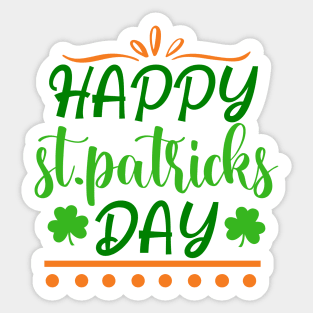 Happy St Patrick's Day Lucky Sticker